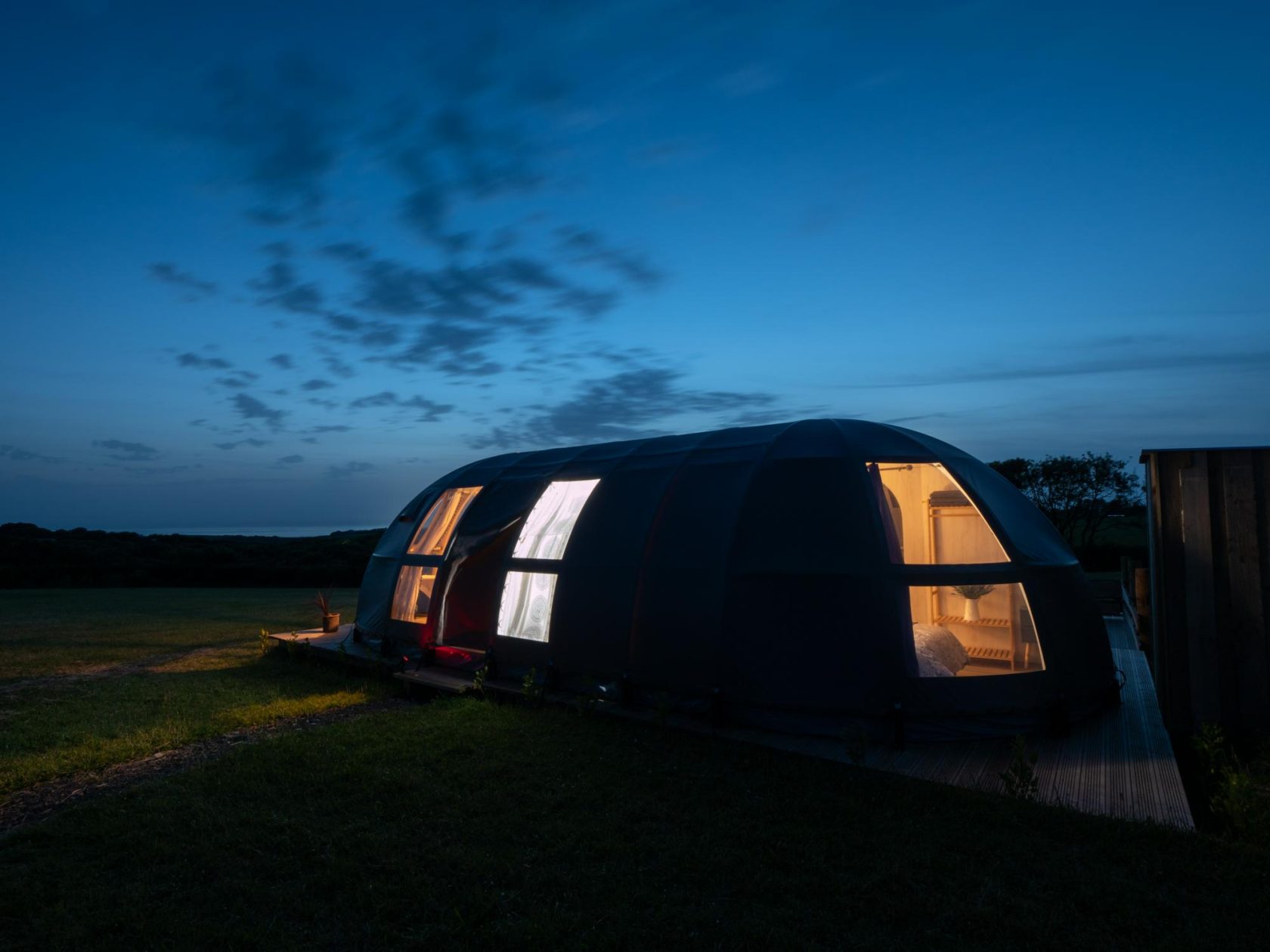 Stargazer Tent in Cornwall
